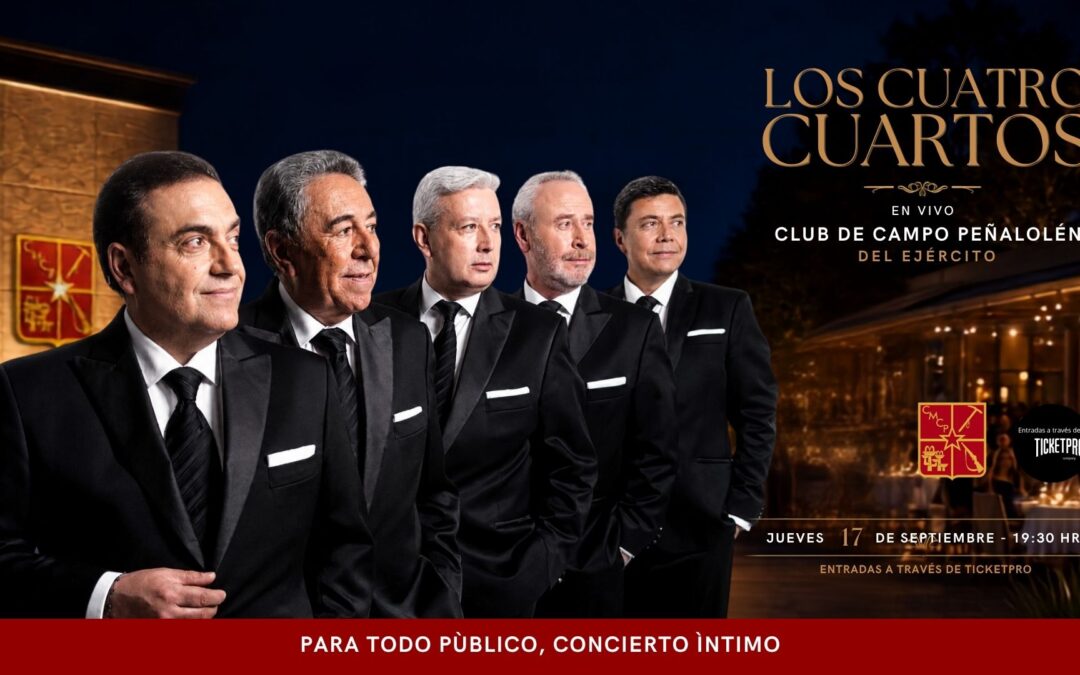 Los Cuatro Cuartos celebran las Fiestas Patrias con concierto en el Club de Campo Peñalolén